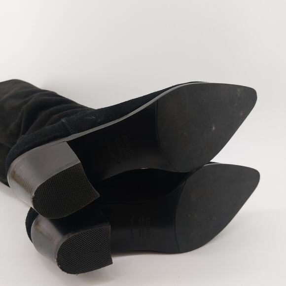 Blondo Womens Knee High Black Boots Block Heel 9M Waterproof - Picture 9 of 16